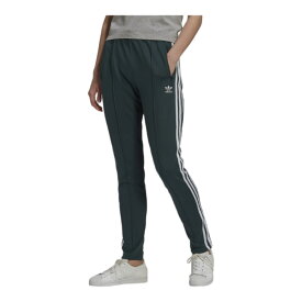 アディダス レディース トラックパンツ スーパースター adidas Superstar Track Pants - Green/White グリーン ジャージ 下 ウィメンズ