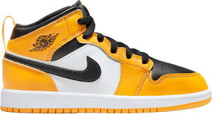 W[_ LbY WjA obV Jordan Kids' PS Air Jordan 1 Mid - Taxi/Black CG[ubN