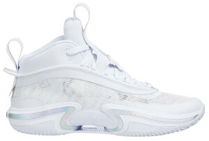 �W���[�_�� �L�b�Y �o�b�V�� Nike Kids' GS Air Jordan XXXVI - White/Mtlc Silver �� �z���C�g �o�X�P�b�g�V���[�Y �~�j�o�X �q�� �j�̎q ���̎q