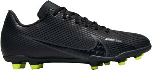 �i�C�L �L�b�Y �W���j�A �T�b�J�[ �X�p�C�N �}�[�L�����A�� ���F�C�p�[ Nike Kids' Mercurial Vapor 15 Club FG Soccer Cleats - Black/Volt �� �u���b�N