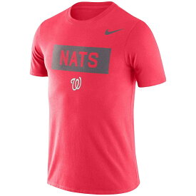 ナイキ メンズ MLB Washington Nationals Nike Local Phrase Performance T-Shirt Tシャツ 半袖 ドライフィット Red