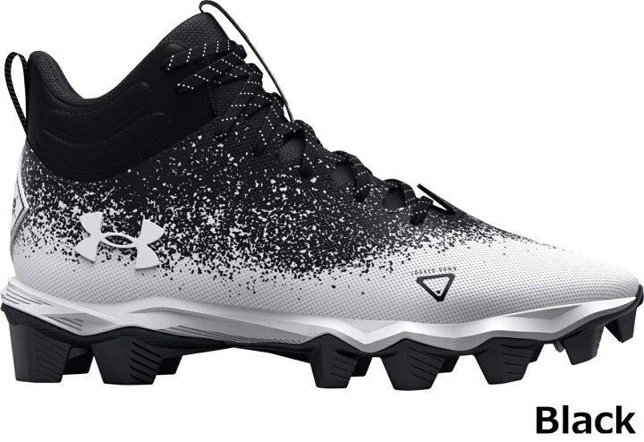 人気色】Under Armour スパイクシューズ アメフト ミッドカット 白 