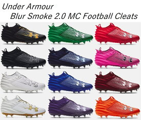 スパイク アメフト メンズ アンダーアーマー スポーツ ブランド 黒 白 ブラースモーク 2.0 靴 シューズ ローカット 海外