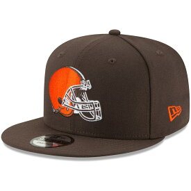 ニューエラ メンズ キャップ "Cleveland Browns" New Era NFL Basic 9FIFTY Adjustable Snapback Hat 帽子 Brown