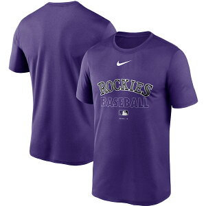 iCL Y TVc Colorado Rockies Nike Authentic Collection Legend Performance T-Shirt  Purple