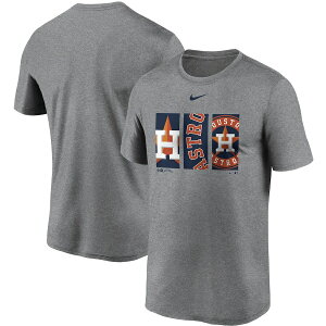 iCL Y TVc Houston Astros Nike Tryptich Logo Legend Performance T-Shirt  Gray