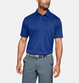 アンダーアーマー メンズ Under Armour Tech Golf Polo Shirt ゴルフ ポロシャツ Royal / Graphite