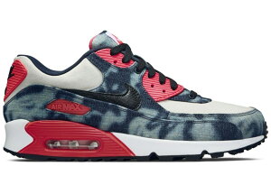 ナイキ メンズ Nike Air Max 90 "Washed Denim" スニーカー MIDNIGHT NAVY/BLACK-WHITE-INFRARED エアマックス90