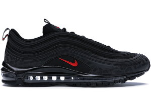 iCL Y GA}bNX97 Nike Air Max 97 All-Over Print Black Red Xj[J[ BLACK/UNIVERSITY RED-BLACK