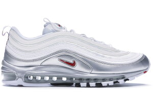 iCL Y GA}bNX97 Nike Air Max 97 Silver White Xj[J[ WHITE/VARSITY RED-METALLIC