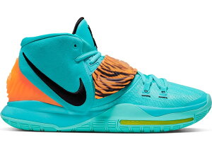 �i�C�L �����Y �J�C���[6 Nike Kyrie 6 Oracle Aqua �o�b�V�� ORACLE AQUA/BLACK-OPTI YELLOW-TOTAL ORANGE
