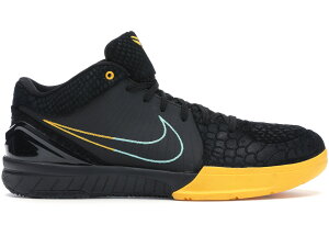 �i�C�L �����Y �R�[�r�[4�v���g�� �o�b�V�� Nike Kobe 4 Protro FTB Black Snake - Black/Aurora Green-University Gold