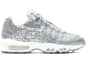 iCL Y GA}bNX95 Nike Air Max 95 20th Anniversary Pure Platinum METALLIC SILVER-WHITE