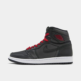 ジョーダン メンズ レトロ1 Jordan 1 Retro High OG バッシュ スニーカー Black/Metallic Silver/Gym Red