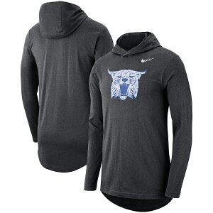 �i�C�L �����Y T�V���c ���� ����T Kentucky Wildcats Nike Performance Tri-Blend Long Sleeve Hoodie T-Shirt - Heathered Charcoal