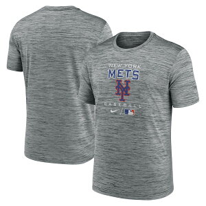 �i�C�L �����Y T�V���c ���b�c "New York Mets" Nike Authentic Collection Velocity Practice Performance T-Shirt - Anthracite