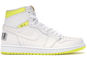 �W���[�_��1 ���g�� �n�C �����Y Jordan 1 Retro High First Class Flight �X�j�[�J�[ White/Dynamic Yellow/Black ���z���A