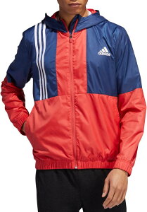 AfB_X Y adidas Men's Axis Wind Jacket EBhu[J[ GLORY RED/TECH INDIGO/WHT AE^[