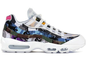 iCL Y GA}bNX95 Air Max 95 ERDL Party White WHITE/MULTI-COLO