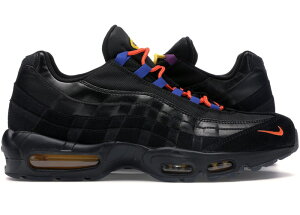 iCL Y GA}bNX95 Air Max 95 LA vs. NYC BLACK/RUSH BLUE-BRILLIANT ORANGE-AMARILLO
