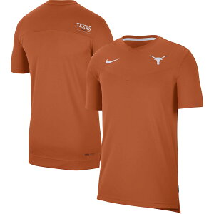 �i�C�L �����Y T�V���c Texas Longhorns Nike Coach UV Performance T-Shirt - Texas Orange