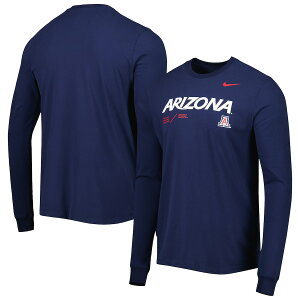 �i�C�L �����Y T�V���c ���� ����T "Arizona Wildcats" Nike Team Practice Performance Long Sleeve T-Shirt - Navy