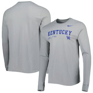 �i�C�L �����Y T�V���c ���� ����T "Kentucky Wildcats" Nike Team Practice Performance Long Sleeve T-Shirt - Gray