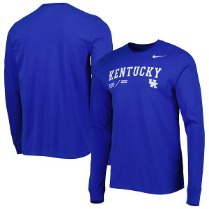 �i�C�L �����Y T�V���c ���� ����T "Kentucky Wildcats" Nike Team Practice Performance Long Sleeve T-Shirt - Royal