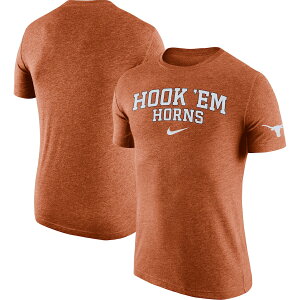�i�C�L �����Y T�V���c Texas Longhorns Nike 2-Hit Tri-Blend Performance T-Shirt - Texas Orange