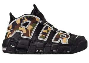 �i�C�L �����Y ���A�A�b�v�e���| Nike Air More Uptempo 96 "CAMO" �o�b�V�� �X�j�[�J�[ Black/Light Tan/Asparagus ���A�e��