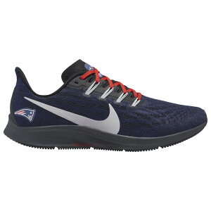 iCL Y Y[ yKTX Nike Air Zoom Pegasus 36 NFL "New England Patriots" jOV[Y College Navy/Wolf Grey/Black