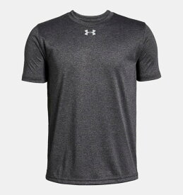 アンダーアーマー キッズ Tシャツ Under Armour UA Locker T-Shirt 半袖 Carbon Heather / White