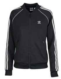 アディダス オリジナルス レディース ジャケット adidas Originals Adicolor Superstar Track Top トラックトップ ジャージ 上着 アウター Black