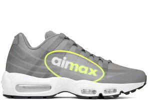 iCL Y GA}bNX95 Nike Air Max 95 NS Big Logo Neon DUST/VOLT-DARK PEWTER-WHITE