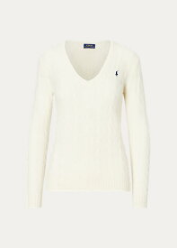 ラルフローレン レディース セーター Polo Ralph Lauren Cable Wool-Cashmere Sweater トップス Cream