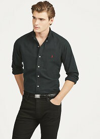 ラルフローレン メンズ シャツ Polo Ralph Lauren Garment-Dyed Oxford Shirt カッターシャツ Classicサイズ Polo Black