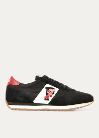 ラルフローレン メンズ スニーカー Polo Ralph Lauren Train 90 Sneaker シューズ Black/Red