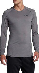 �i�C�L �����Y Nike Men's Pro Therma Dri-FIT Long Sleeve Shirt T�V���c ���� ����T GUNSMOKE/BLACK