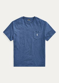 ポロ ラルフローレン メンズ Polo Ralph Laure Classic Fit Pocket T-Shirt Tシャツ 半袖 Derby Blue Heather