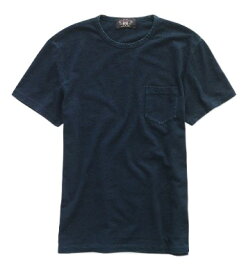 RRL ダブルアールエル メンズ Tシャツ Double R.L Ralph Lauren Indigo Cotton Jersey T-Shirt 半袖 RINSED INDIGO