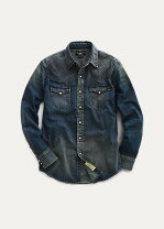 楽天市場】rrl デニム ウエスタン シャツの通販 