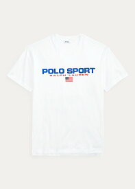 ポロ ラルフローレン メンズ Polo Ralph Laure Classic Fit Polo Sport T-Shirt Tシャツ 半袖 White