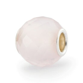 トロールビーズ Trollbeads ラウンドローズクォーツ・ファセットビーズ Round Rose Quartz Facet Bead 天然石 Gemstone ホープ＆ニュービギニング Hope and New Beginnings