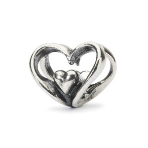 �g���[���r�[�Y Trollbeads �n�[�g�g�D�[�n�[�g Heart to Heart �V���o�[ Silver �r�[�Y Beads