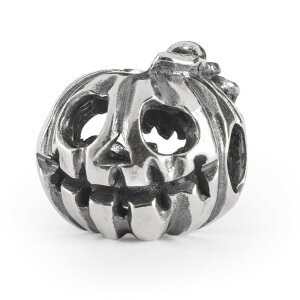 g[r[Y Trollbeads pvL Iu JbWEr[Y Pumpkin of Courage Bead Xvb^[ Splitter X[z[ 3-hole Vo[ Silver
