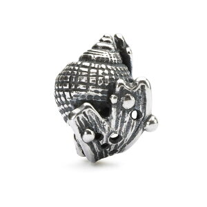�g���[���r�[�Y Trollbeads �n�C�f�B���O�J���` Hiding Conch �V���o�[ Silver �r�[�Y Beads