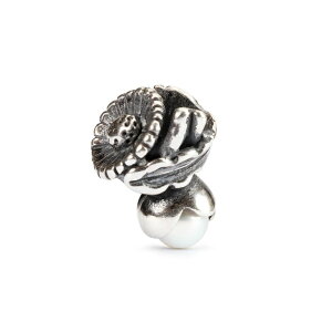g[r[Y Trollbeads fCW[IuGCv (4̒a) Daisy of April Vo[ Silver p[ Pearl r[Y Beads