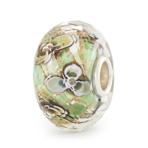 �g���[���r�[�Y Trollbeads �t�����[ �h�[���E�r�[�Y Flower Dawn Bead �K���X Glass �E�H�[�N �U �W���[�j�[ Walk the Journey