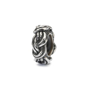 �g���[���r�[�Y Trollbeads �T�{�C�m�b�g�X�y�[�T�[ Savoy Knot Spacer �V���o�[ Silver �X�g�b�p�[ Stopper