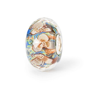 �g���[���r�[�Y Trollbeads ���C���h�t�����[�E�r�[�Y Wildflowers Bead �K���X Glass ���h�E���[�����c Meadow Moments